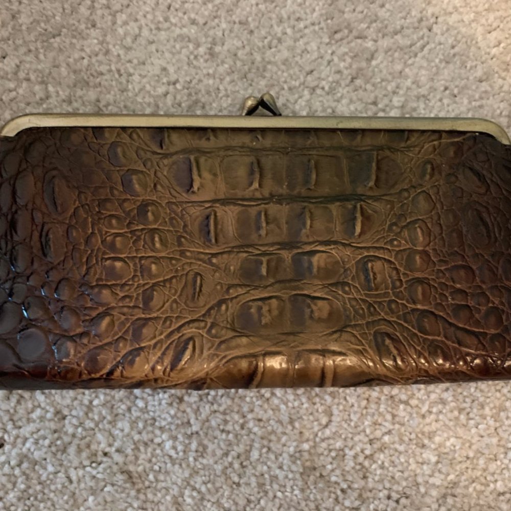 Cynthia Rowley alligator wallet/clutch